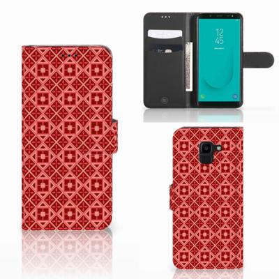 Samsung Galaxy J6 2018 | Telefoon Hoesje | Batik Rood