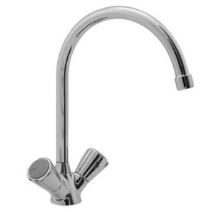 Venlo Nimbus II Messing Eco keukenkraan met draaibare uitloop chroom F3055AA