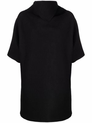 Raf Simons robe en maille à logo brodé - Noir
