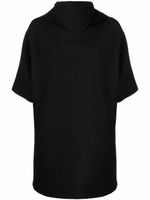 Raf Simons robe en maille à logo brodé - Noir