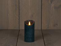 B.o.t. kaars wax rustiek bewegende vlam 7.5x15cm antiek groen 3xaaa/timer - Annas collection B.o.t. kaars wax rustiek bewegende vlam 7.5x15cm antiek groen 3xaaa/timer - Annas collection