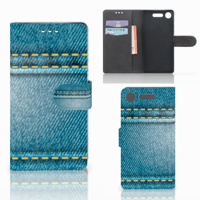 Sony Xperia XZ1 | Wallet Case | met Pasjes | Jeans