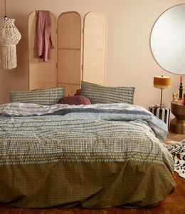 At Home At Home by BeddingHouse Roots Ochre Dekbedovertrek - Oker