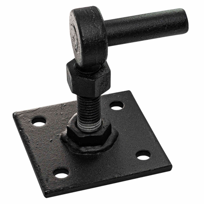 Waelbers Verstelb.duim 19mm plt10x10 zwart TXT - 10 Stuk(s) - 818328.05