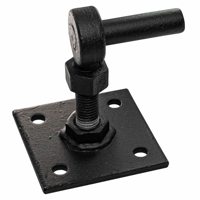 Waelbers Verstelb.duim 19mm plt10x10 zwart TXT - 10 Stuk(s) - 818328.05