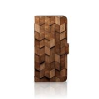 Book Style Case voor OnePlus 11 Wooden Cubes