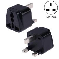 Draagbare universele socket naar UK Plug Power Adapter reislader (zwart)