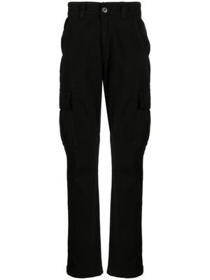 Alpha Industries pantalon droit en coton à poches cargo - Noir