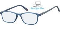Bril montana +0.00dpt blue light filter blauw