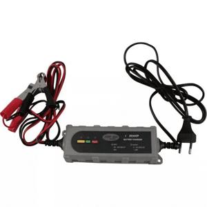 Benson Acculader druppelaar 12V 1A - voor motor - scooter - auto - 5 fasen opladen