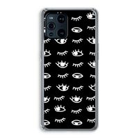 Eye pattern #3: Oppo Find X3 Transparant Hoesje
