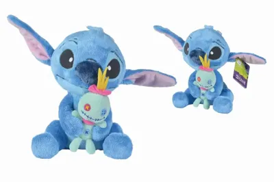 Simba Toys knuffel disney stitch met scrump 35cm