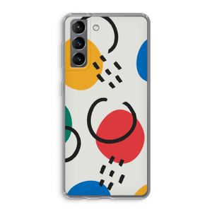 Illustratieve pop 3: Samsung Galaxy S21 Transparant Hoesje