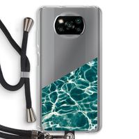 Weerkaatsing water: Xiaomi Poco X3 NFC Transparant Hoesje met koord
