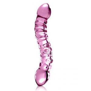 Pipedream - Icicles No. 55 Glazen Dubbele Dildo Roze