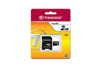 Transcend TS2GUSD microSD-kaart Industrial 2 GB Class 2 Incl. SD-adapter - thumbnail