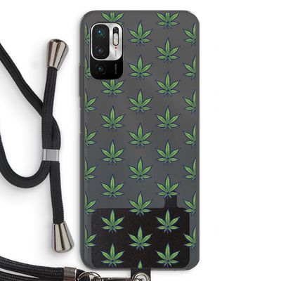 Weed: Xiaomi Redmi Note 10 5G Transparant Hoesje met koord