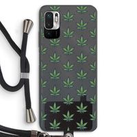 Weed: Xiaomi Redmi Note 10 5G Transparant Hoesje met koord