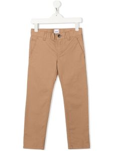 BOSS Kidswear pantalon chino à taille mi-haute - Tons neutres