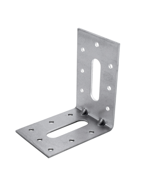 GB hoekanker met 2 rillen 80x100/60x2.5 zink magnesium | 100 stuks - 17780032