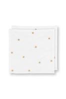 Pip Studio Set/2 Servetten Borduursel Sterren Goud