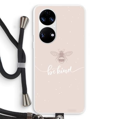 Be(e) kind: Huawei P50 Transparant Hoesje met koord