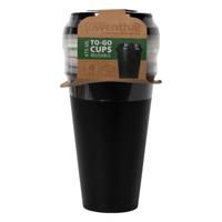 Lowenthal To Go Cups 475 ml 4 Stuks Zwart Lowenthal To Go Cups 475 ml 4 Stuks Zwart