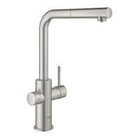 GROHE blue home Keukenkraan - uittrekbare l uitloop - supersteel geborsteld 31539DC0 - thumbnail