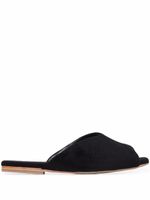 Deiji Studios chaussons en laine à bout ouvert - Noir