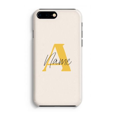 Amber Script: iPhone 8 Plus Volledig Geprint Hoesje