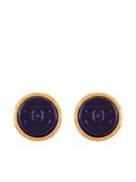 CHANEL Pre-Owned boucles d'oreilles à logo CC (1993)