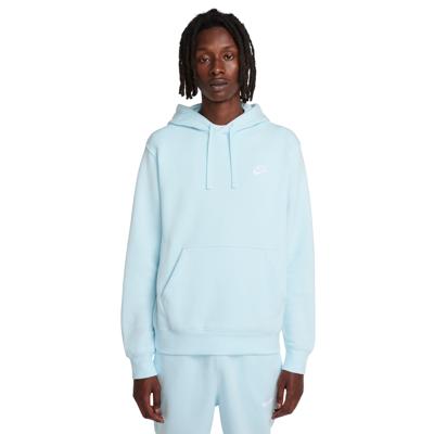 Nike Sportswear Club Fleece Hoodie Hemelsblauw Wit Nike Sportswear Club Fleece Hoodie Hemelsblauw Wit