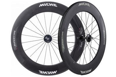 Miche Supertype Pista 88 Baanfiets Wielset - Carbon Miche Supertype Pista 88 Baanfiets Wielset - Carbon