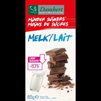 Damhert Chocoladetablet melk minder suikers 102 Gram