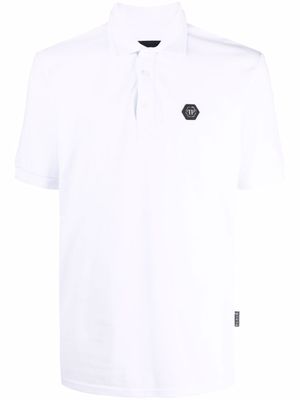 Philipp Plein polo Iconic Plein - Blanc