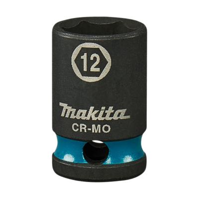 Makita E-15936 Impact Black Krachtdop 3/8" kort | 12 mm