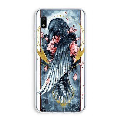 Golden Raven: Samsung Galaxy A10 Transparant Hoesje