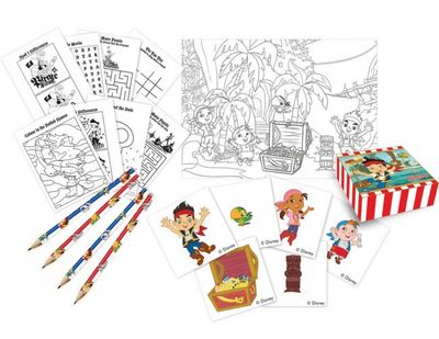 Procos schrijfset Jake Yo Ho junior blauw/rood 16 delig