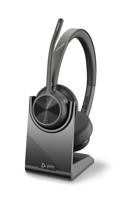 POLY Voyager 4320 UC Headset Draadloos Hoofdband Kantoor/callcenter USB Type-A Bluetooth Oplaadhouder Zwart