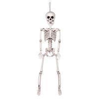 Horror decoratie hangend skelet - 60 cm - Halloween thema versiering poppen