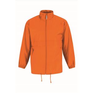 Regenjack voor heren oranje 2XL (56)  -