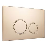 StarBlueDisc Doppio 45 bedieningsplaat champagne goud met gouden designringen