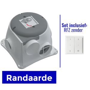 Zehnder Woonhuisventilator Comfofan Silent (randaarde) + Rfz Zender