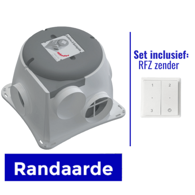 Zehnder Woonhuisventilator Comfofan Silent (randaarde) + Rfz Zender