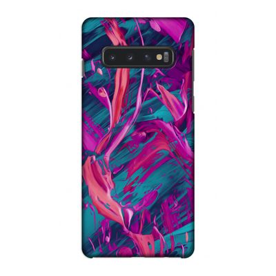 Pink Clouds: Samsung Galaxy S10 4G Volledig Geprint Hoesje