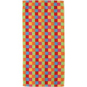 Cawö Cawo Lifestyle Karo Handdoek 7017 Multi-25 50x100