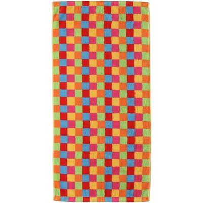 Cawö Cawo Lifestyle Karo Handdoek 7017 Multi-25 50x100