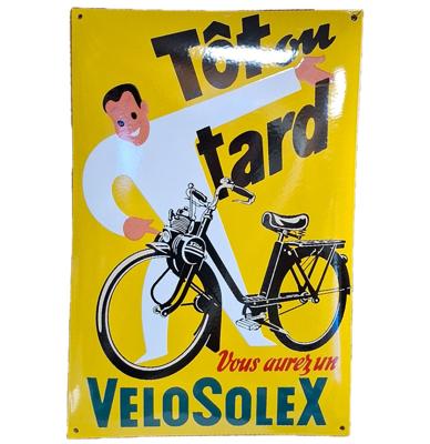 VeloSolex Emaille Bord - 60 x 40cm
