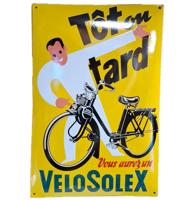 VeloSolex Emaille Bord - 60 x 40cm
