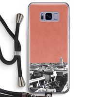 Marrakech Skyline : Samsung Galaxy S8 Transparant Hoesje met koord